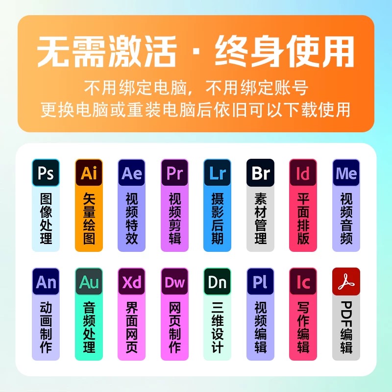 图片[2]-Adobe 全家桶 For Mac 中文版下载 Ps/Ai/Pr/Ae/Au/Dc/Me/Id/Dw/An/Dn/Br等等-云野创作